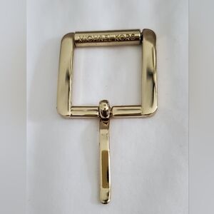 Michael Kors Shiny Gold Belt Buckle